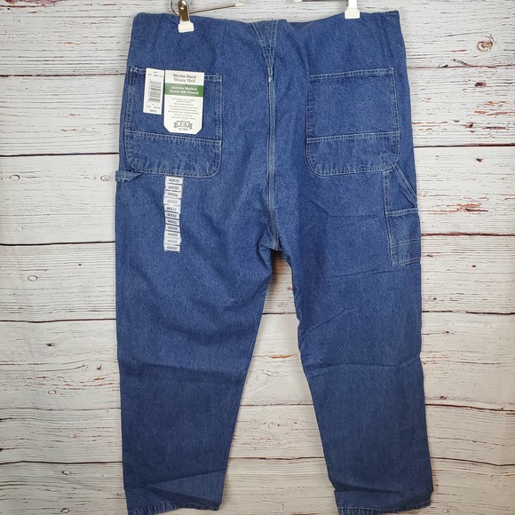 Key Men's Blue Denim Bib Overall - Picture 6 of 12